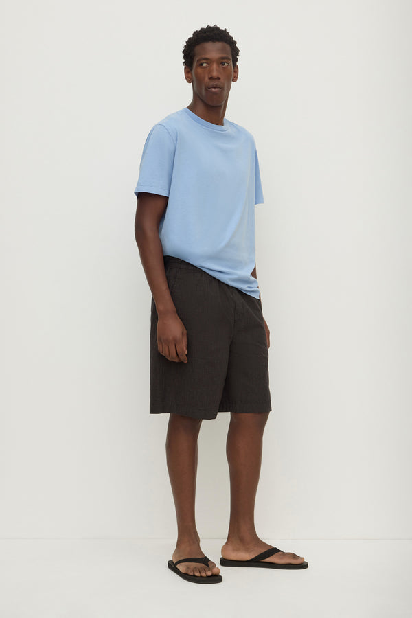 Otto_Japanese_Micro_Check_Short_Black_0673