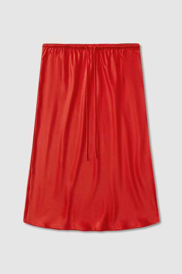 Pippa Silk Knee Length Skirt