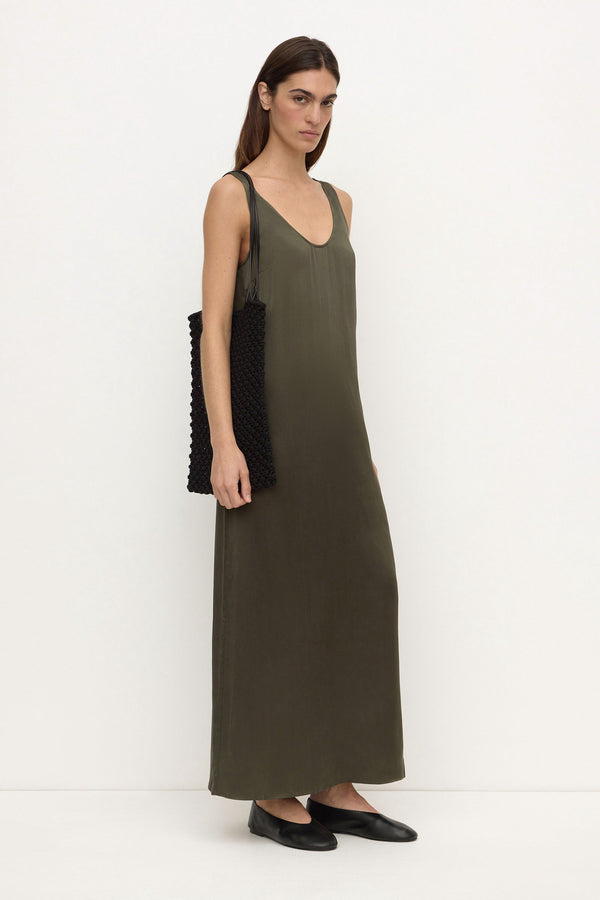 Re-Worn Womens Pippa Silk Tank Dress