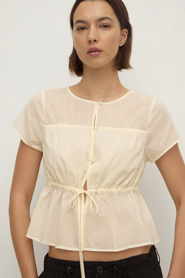 Quinn Voile Tie Top