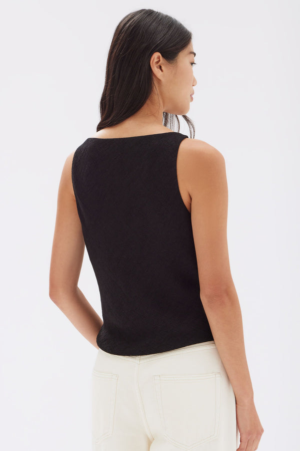 Re-Worn Reign Textured Top