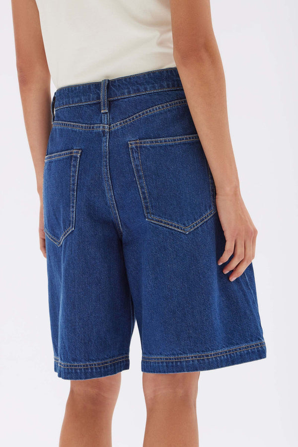 Relaxed Denim Short