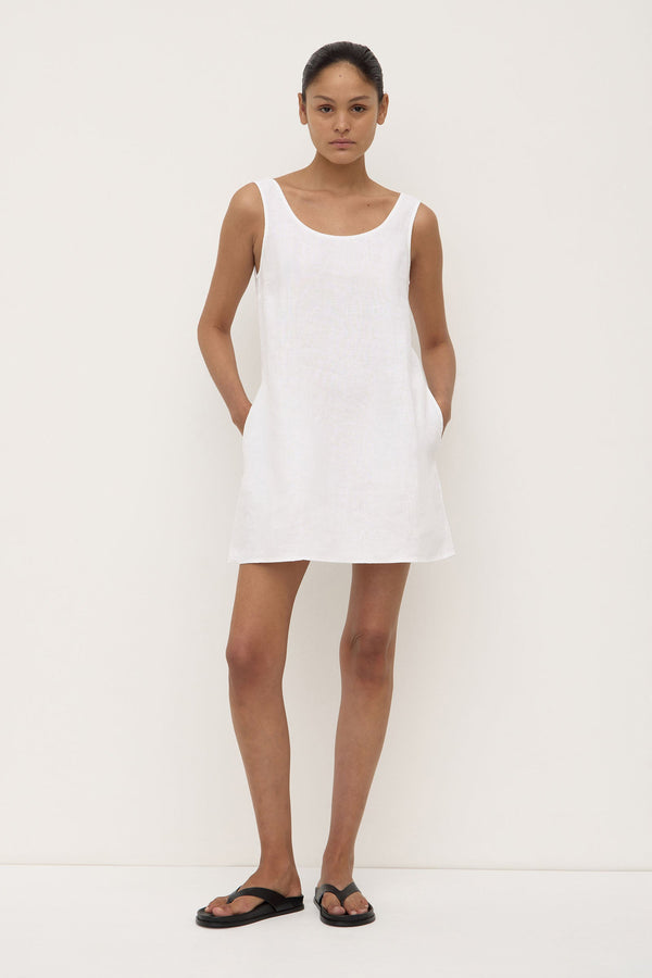 Re-Worn Selma Linen Mini Dress
