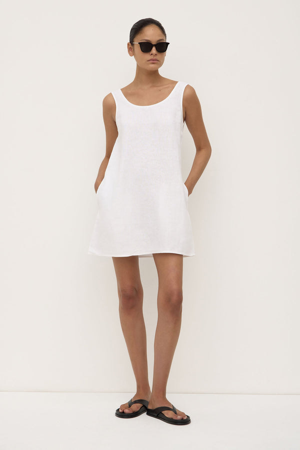 Re-Worn Selma Linen Mini Dress
