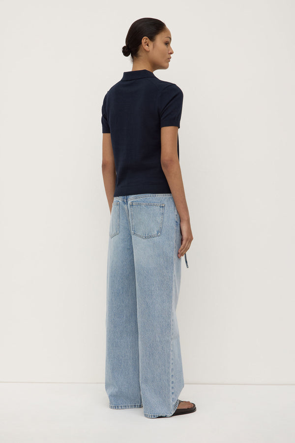 Sloane Cotton Cashmere Polo