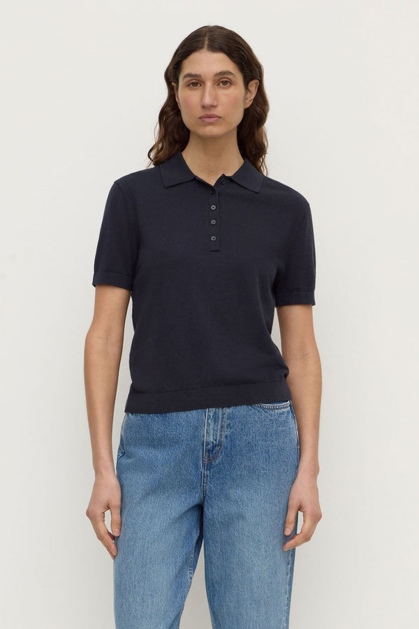 Re-Worn Sloane Cotton Cashmere Polo