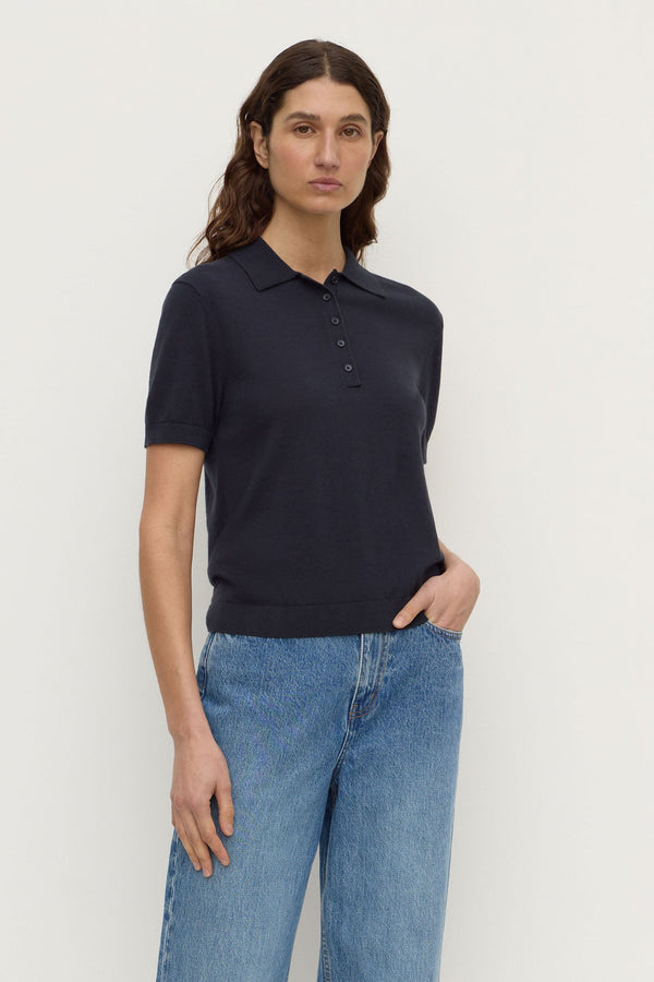Re-Worn Sloane Cotton Cashmere Polo