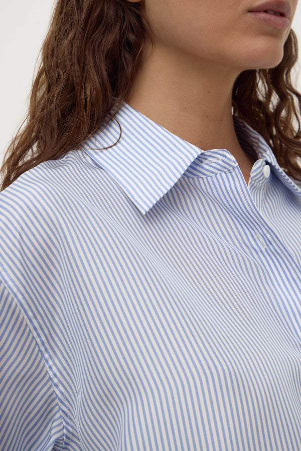 Spencer Stripe Silk Shirt