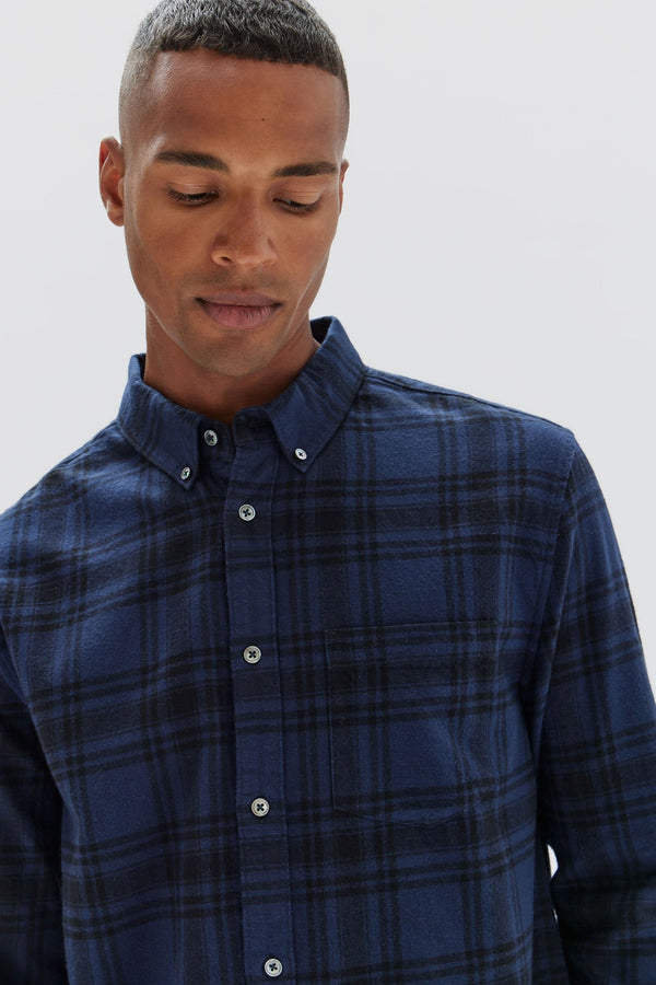 Re-Worn Tanner Brushed Check Shirt