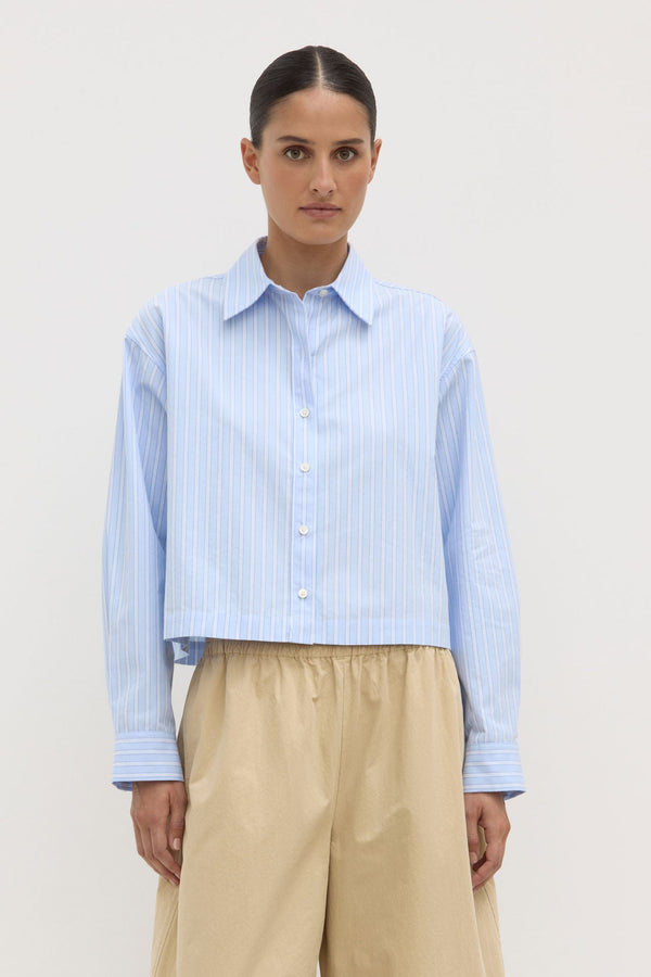 Re-Worn Tessa Poplin Cropped Shirt