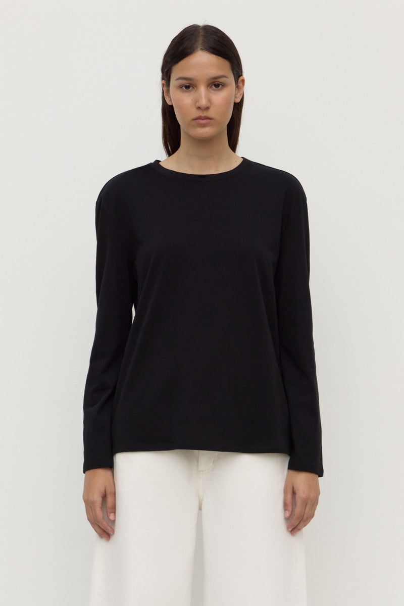 Womens Thea Long Sleeve Tee Black | Assembly Label