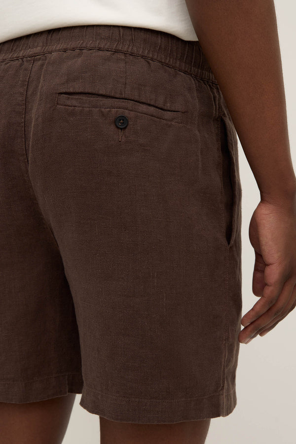 Tide Linen Short Ganache-5