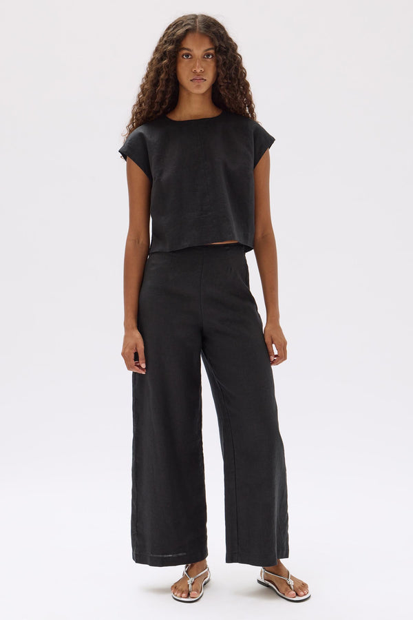 Re-Worn Tori Linen Top