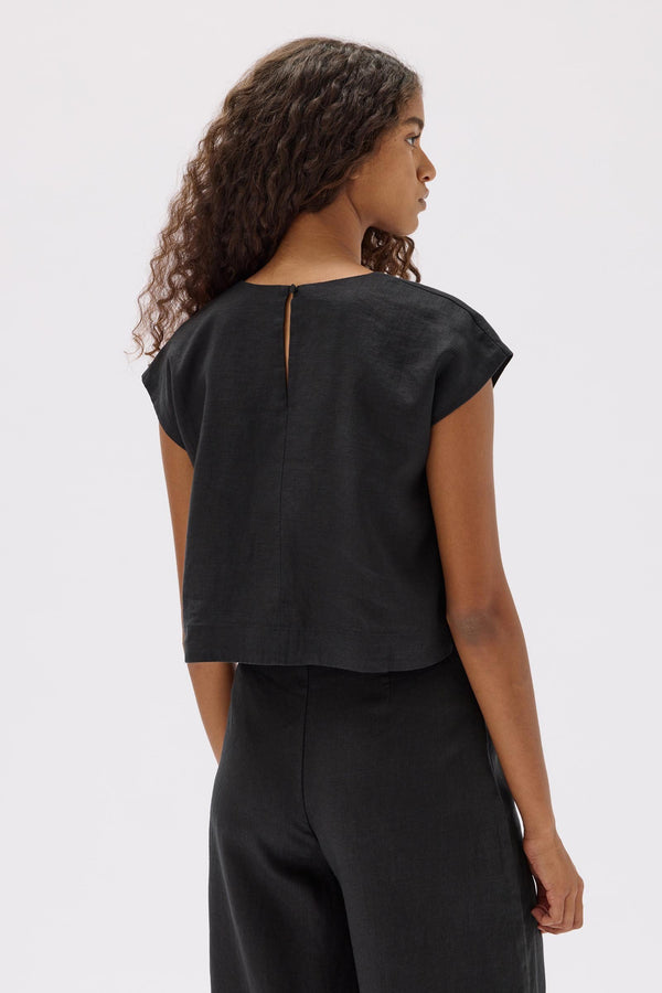 Re-Worn Tori Linen Top