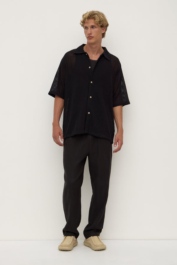 Tristan_Short_Sleeve_Shirt_Black_1328
