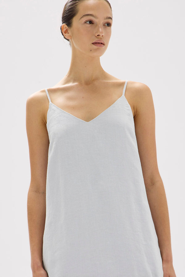 Re-Worn Vallory Linen Slip Dress