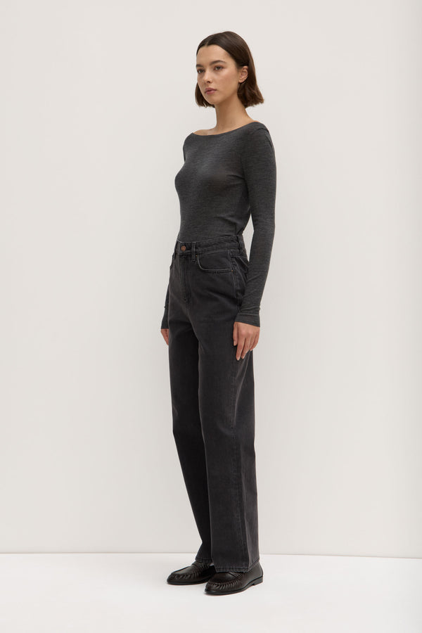 High Waist Straight Jean