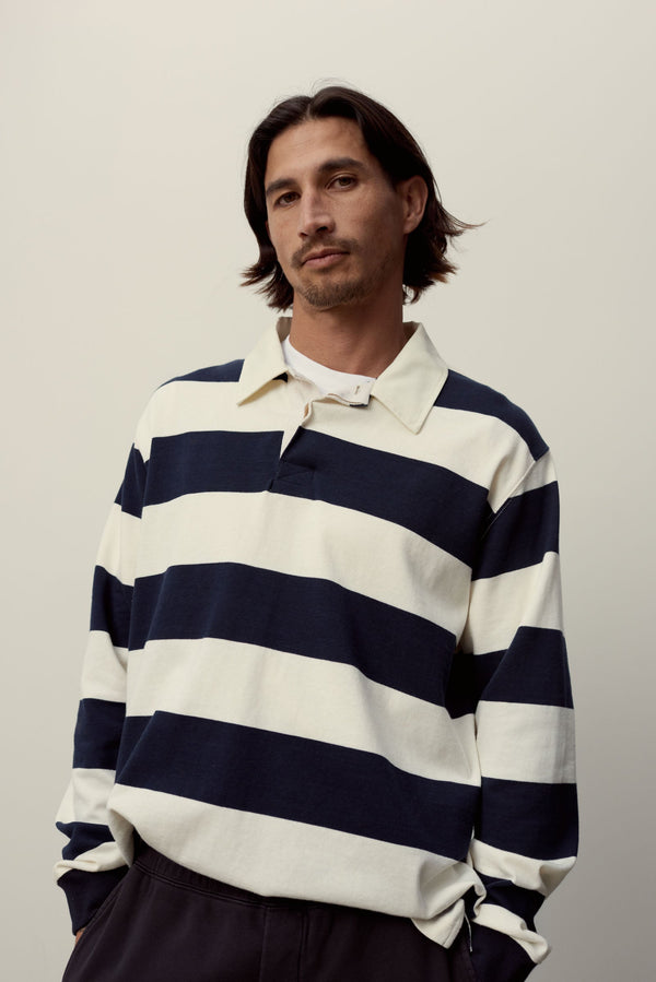 Re-Worn Wade Striped Polo