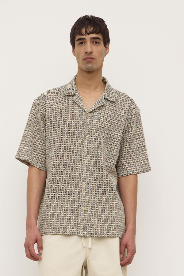 Watson_Short_Sleeve_Shirt_Cream_Black_1048jpeg