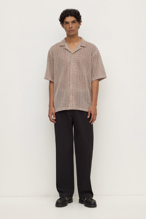 Watson_Short_Sleeve_Shirt_Cream_Burgundy_1054