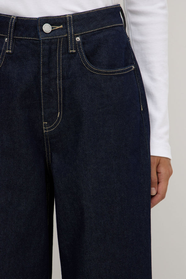 Re-Worn Womens Denim Wide Leg Jean