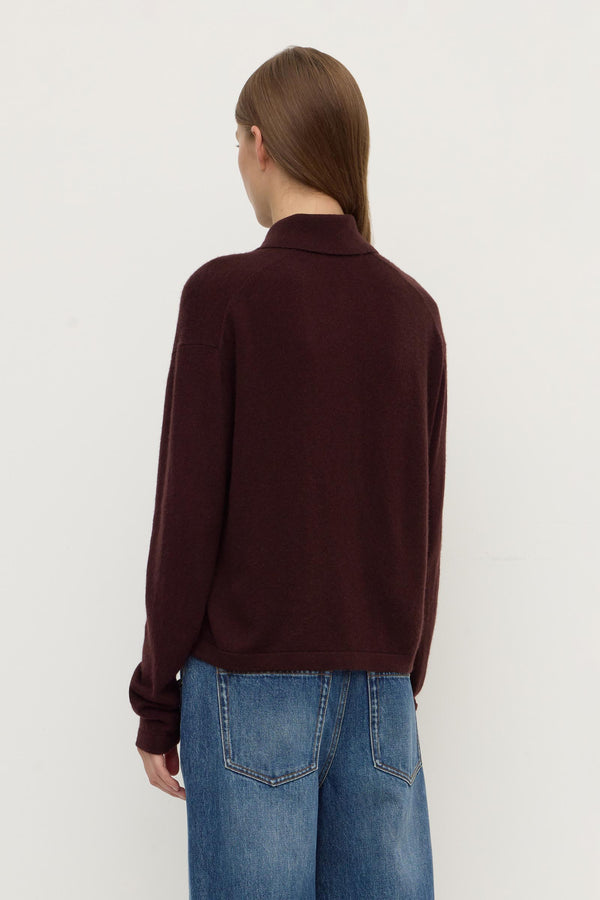 Wool Cashmere Knit Cardigan