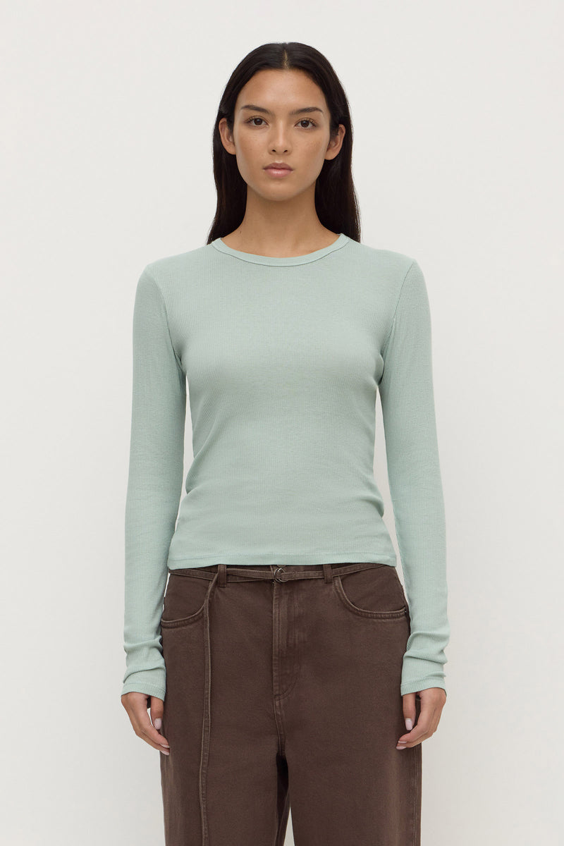 Womens Zali Long Sleeve Tee Mint | Assembly Label