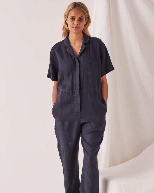 Re-Worn Blair Linen Jumpsuit
