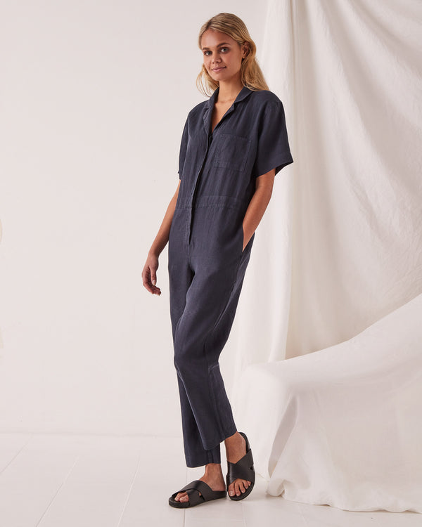 Re-Worn Blair Linen Jumpsuit