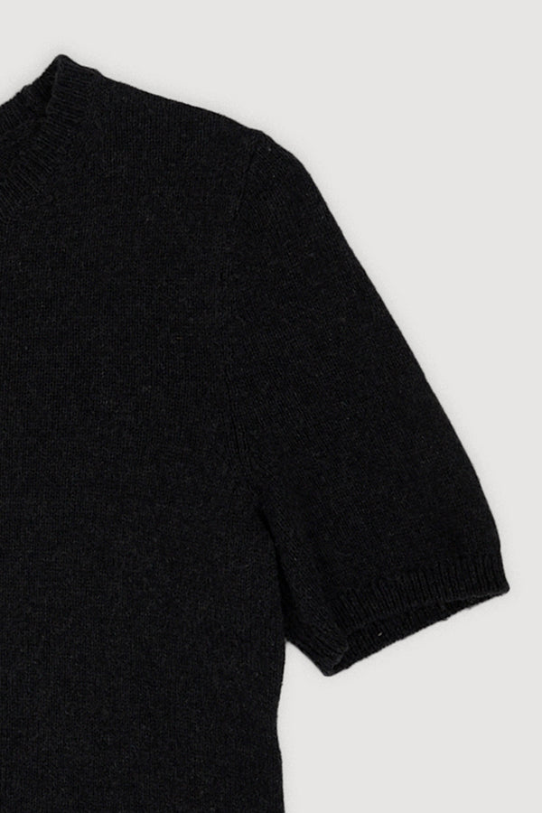 Re-Worn Womens Wool Blend Textured Tee