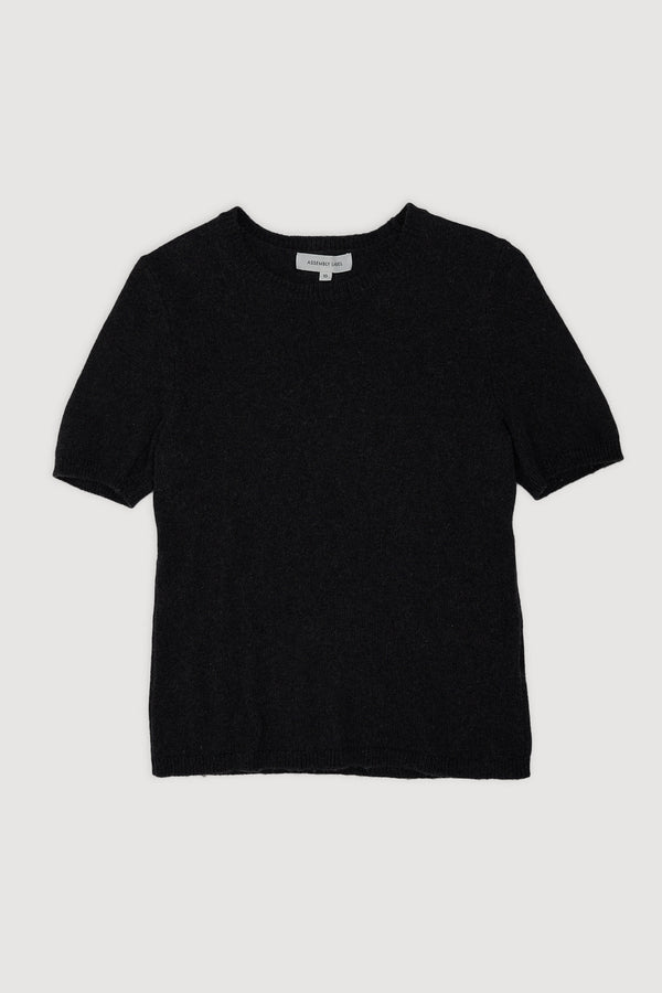 Re-Worn Womens Wool Blend Textured Tee