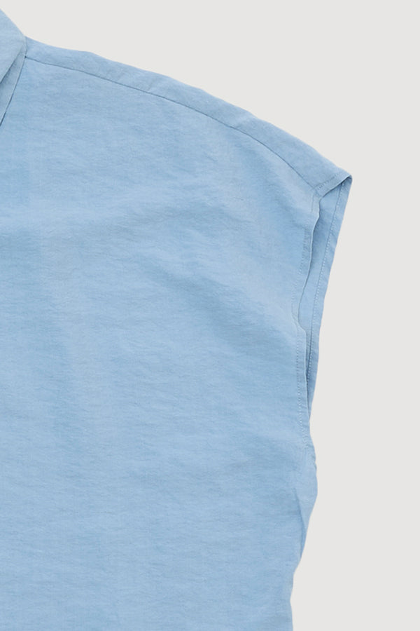 Re-Worn Womens Silk Blend Cap Sleeve Shirt