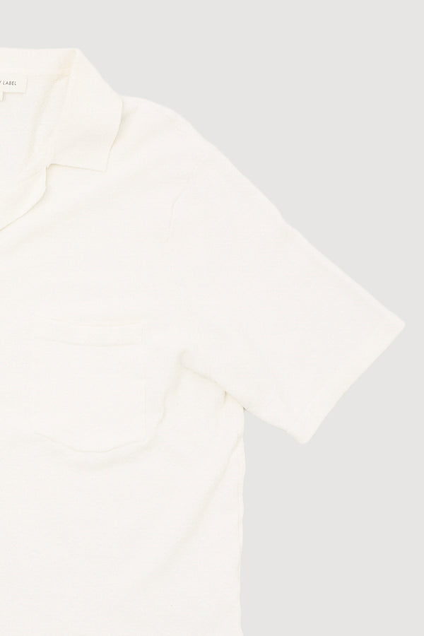 Re-Worn Mens Textured Short Sleeve Shirt