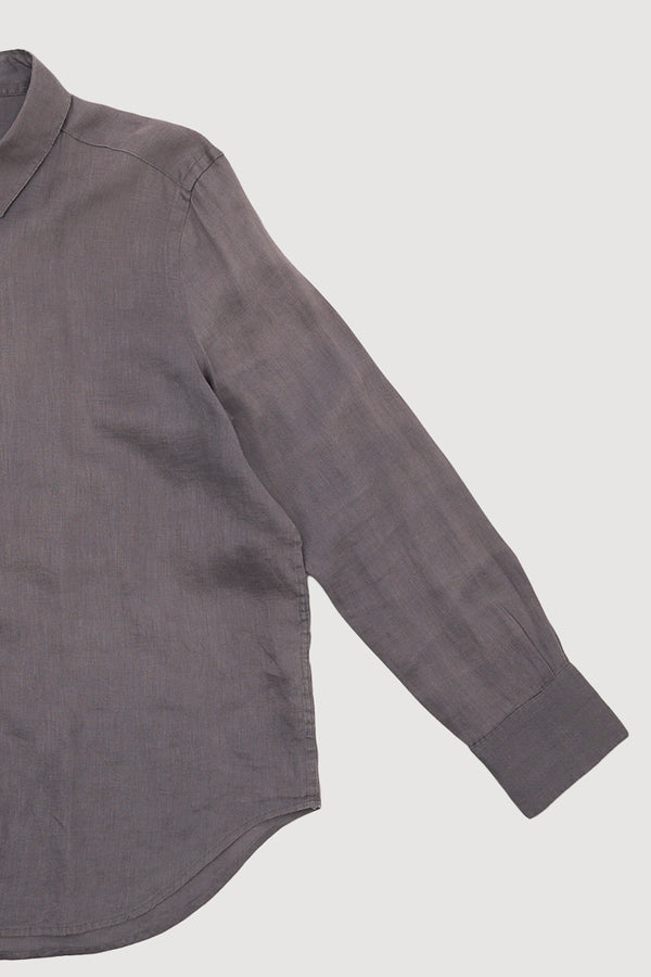 Re-Worn Womens Linen Long Sleeve Shirt