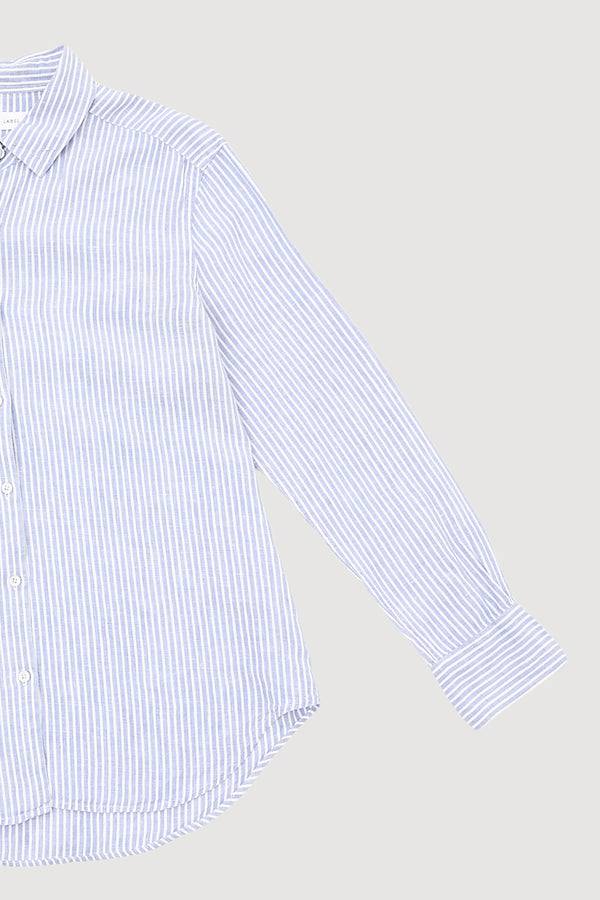 Re-Worn Womens Linen Long Sleeve Shirt