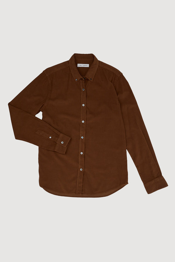 Re-Worn Mens Cotton Cord Long Sleeve Shirt
