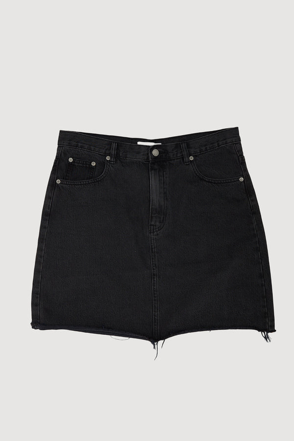 Re-Worn Womens Denim Mini Skirt