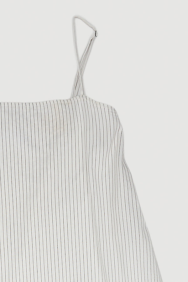 Re-Worn Womens Cotton Stripe Slip Dress