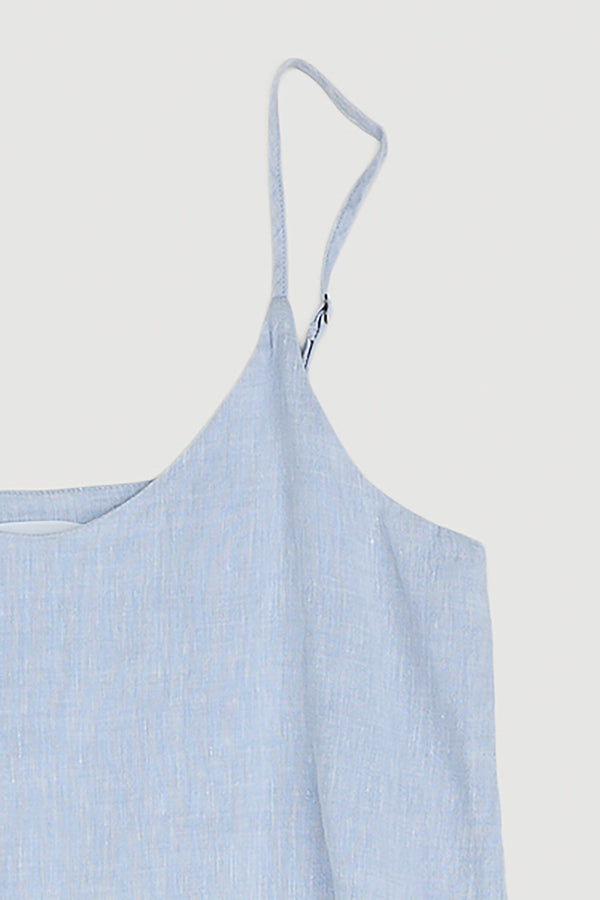 Re-Worn Womens Linen Slip Dress