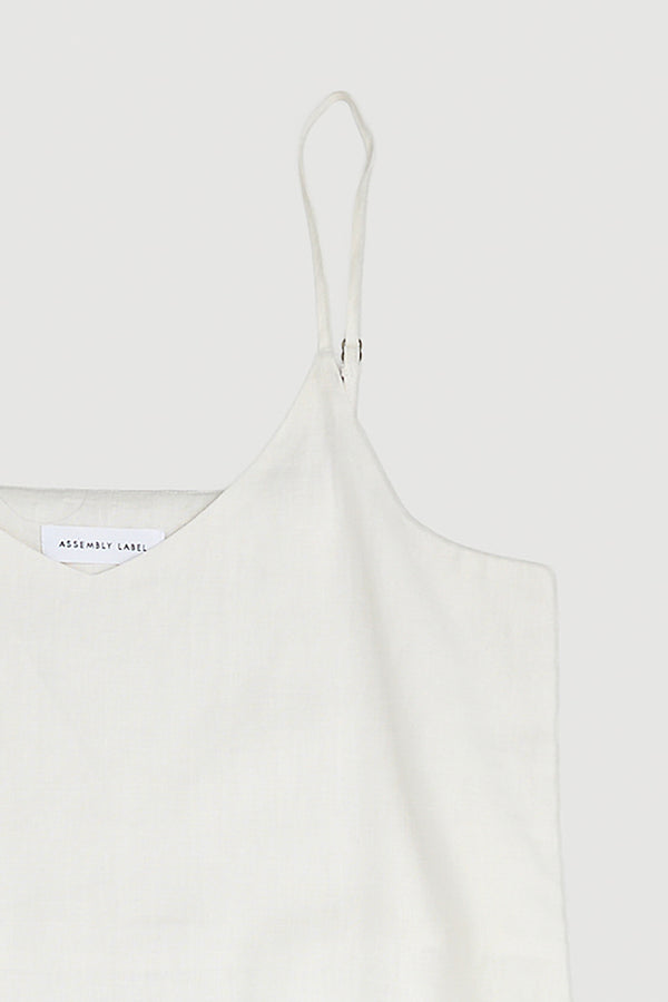 Re-Worn Womens Linen Slip Dress