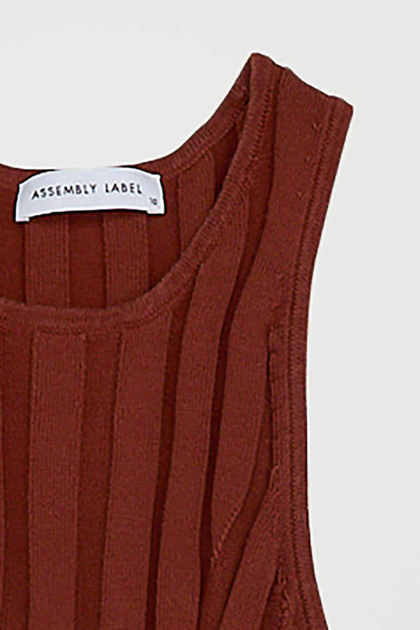Re-Worn Womens Cotton Knit Tank Dress