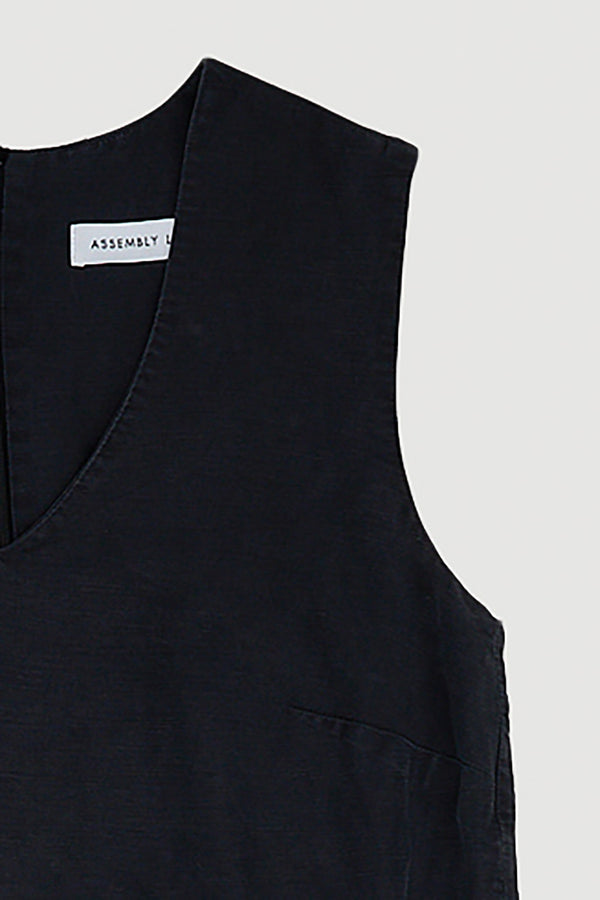 Re-Worn Womens Linen Silk Jumpsuit