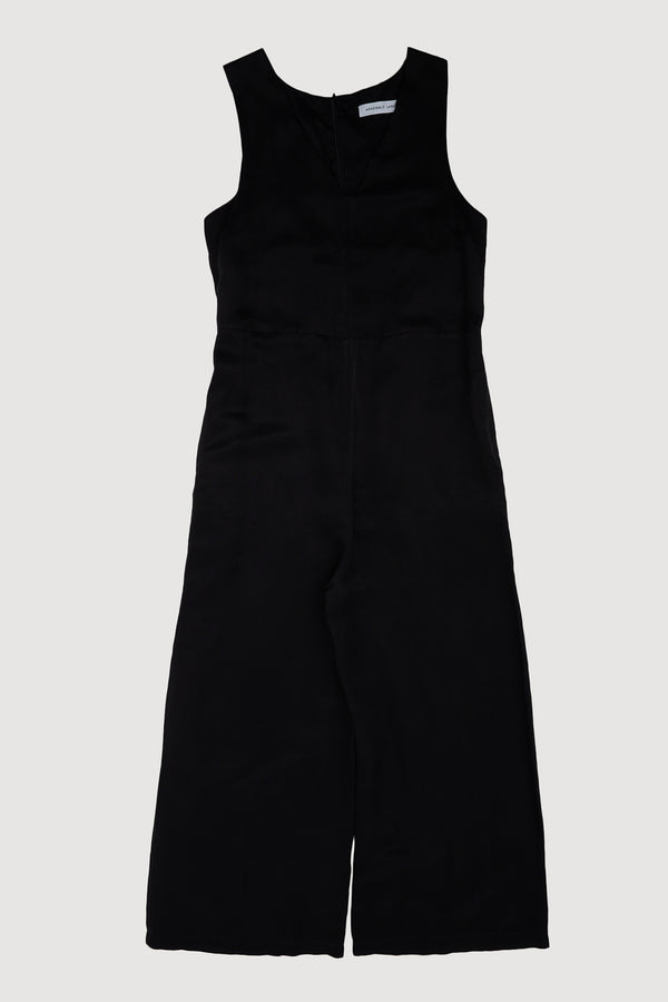 Re-Worn Womens Linen Blend Jumpsuit