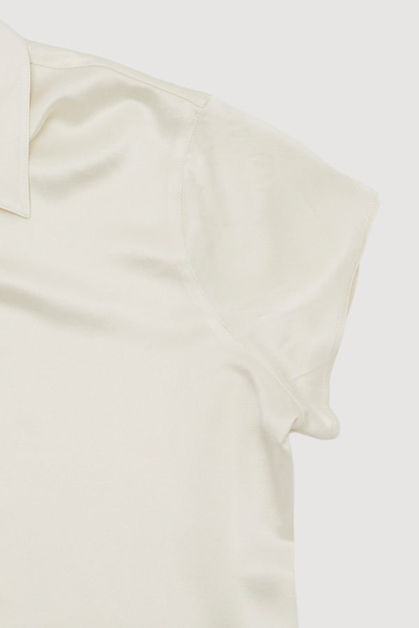 Re-Worn Womens Silk Short Sleeve Shirt