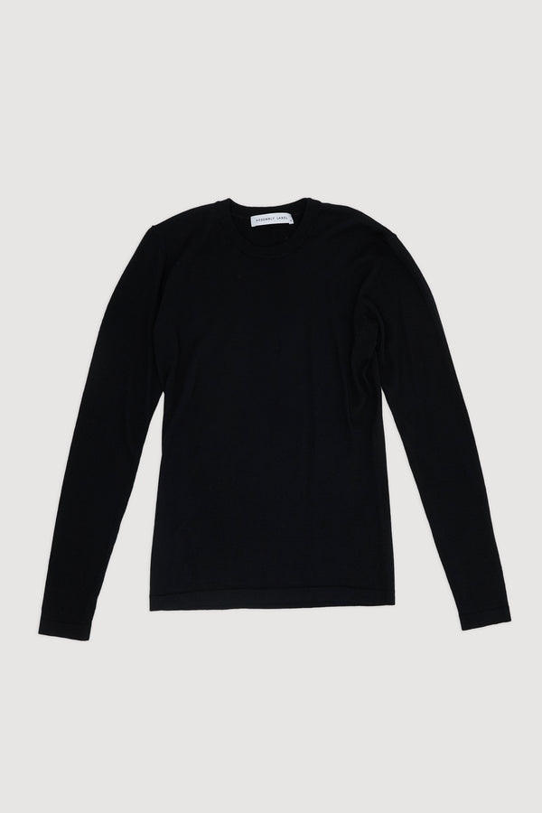 Re-Worn Womens Wool Textured Long Sleeve