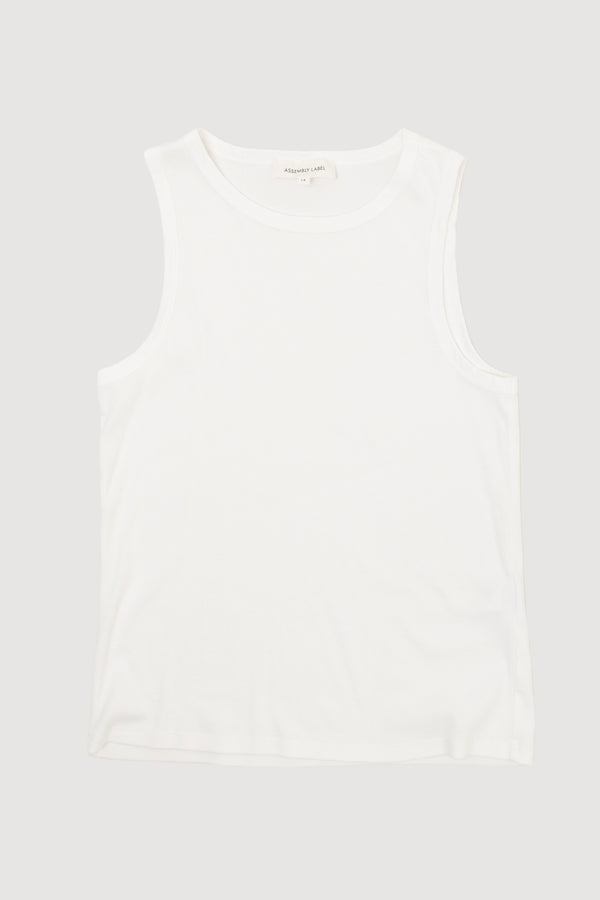 Re-Worn Womens Cotton Blend Textured Tank
