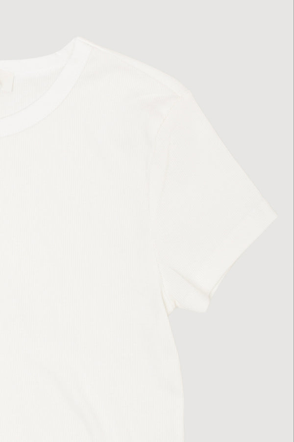 Re-Worn Womens Cotton Blend Textured Tee