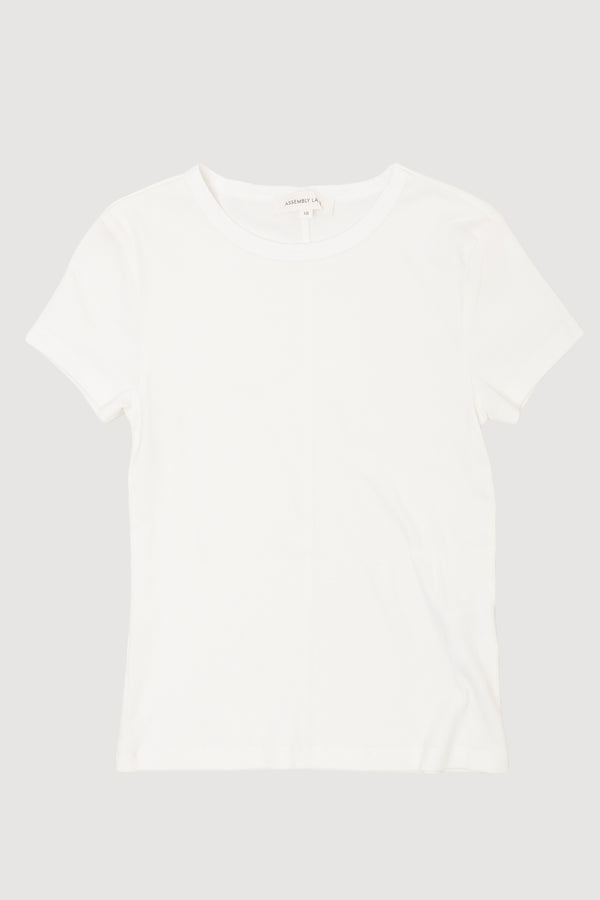 Re-Worn Womens Cotton Blend Textured Tee