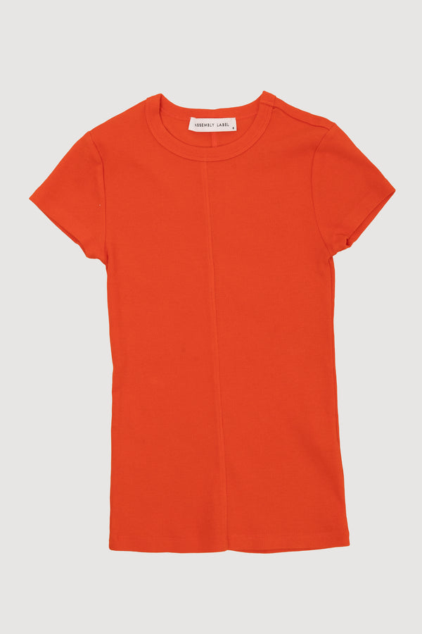 Re-Worn Womens Organic Cotton Yarn Blend Textured Tee