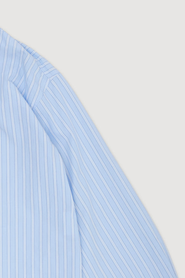 Re-Worn Womens Cotton Stripe Cropped Shirt